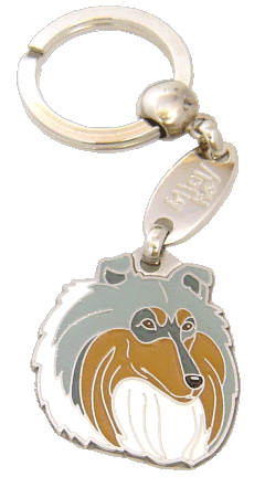 COLLIE BLUE MERLE - pet ID tag, dog ID tags, pet tags, personalized pet tags MjavHov - engraved pet tags online